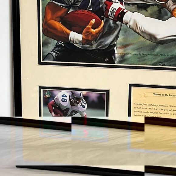 Daryl Johnston Cowboys 11x14 Print 1994 Official NFL Licensed - Mint Moose On Th - Picture 5 of 6